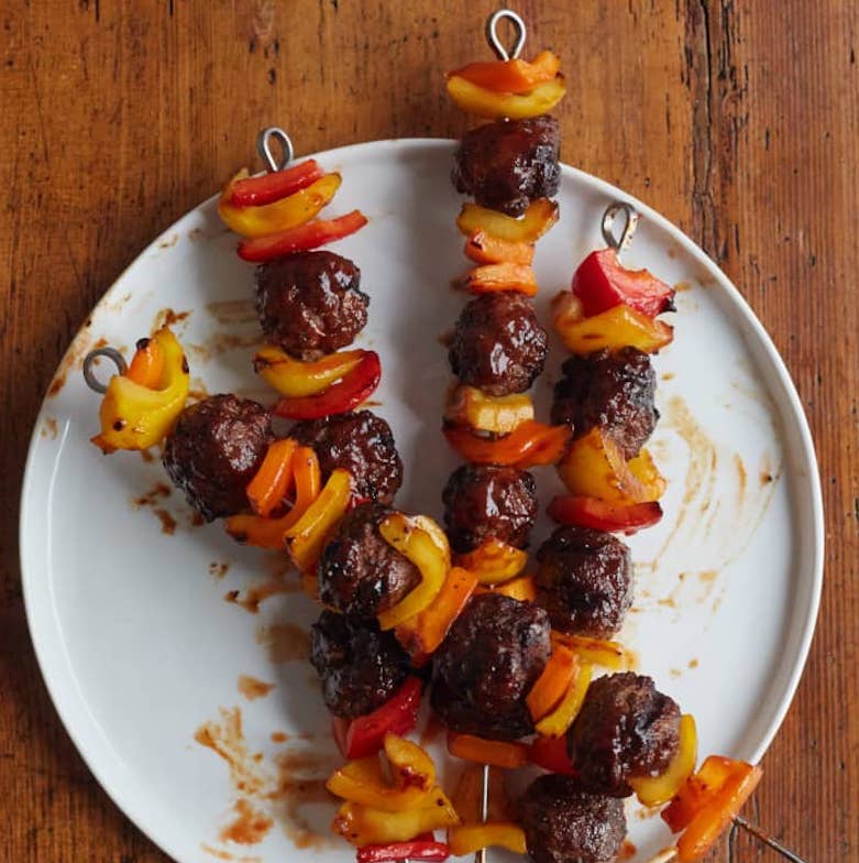 GRILLED MEATBALL KEBABS BBQ Butler