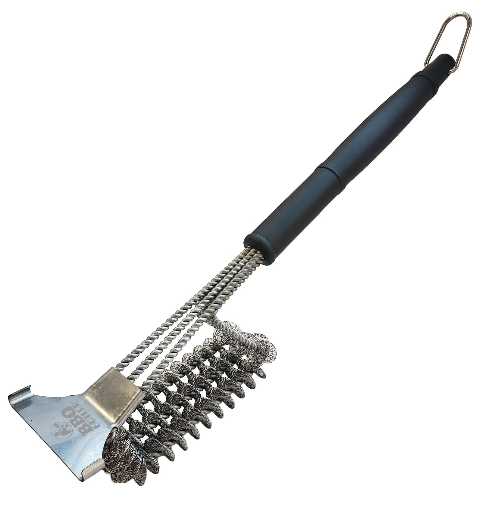 BBQ Grill Brush and Scraper. BBQ Brush for Grill. Stainless Steel