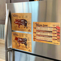 Butcher Block Trio - Meat Smoking Guide, Beef Cuts, Pork Cuts