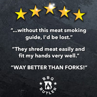Bear Paws Shredders And Magnetic Meat Smoking Guide - Wood Grain
