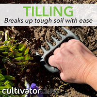 Cultivator Claws - Hand Held Gardening Tool - Black