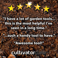 Cultivator Claws - Hand Held Gardening Tool - Green