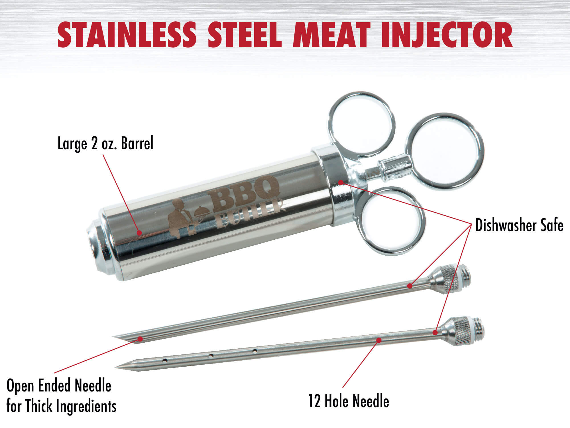 Pit Boss Stainless Steel Marinade Injector in the Marinade Injectors &  Brine Tools department at