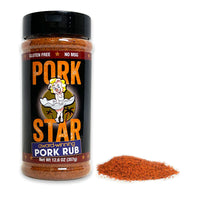 BBQ Pit Stop Pork Star Pork Rub - 12.6 Ounce