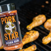 BBQ Pit Stop Pork Star Pork Rub - 12.6 Ounce