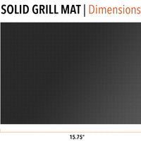 Solid Grill Mats - 2 Pack