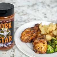 BBQ Pit Stop Pork Star Pork Rub - 12.6 Ounce