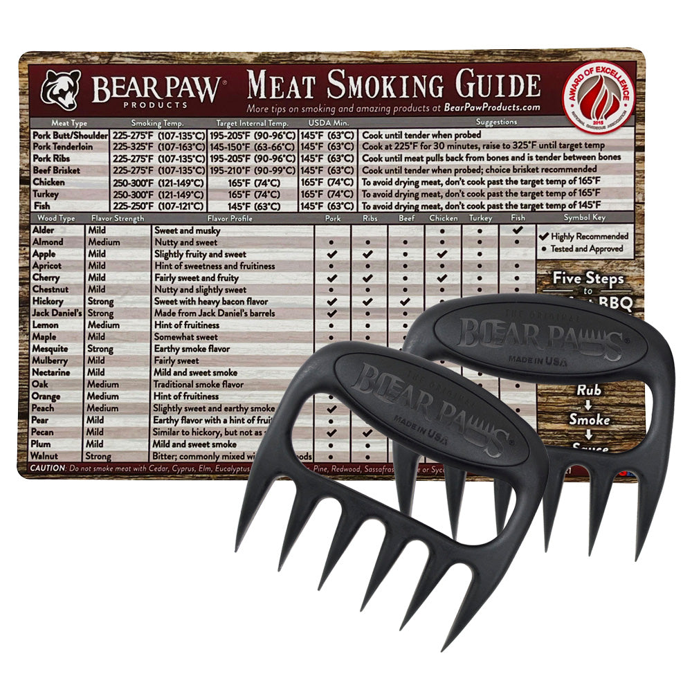 Bear Paws Fleischzerkleinerer & BBQ Butler Magnet – Hitzebeständig Bis 475°F, USA-made