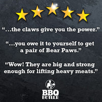 The Original Bear Paws Meat Shredders - Orange