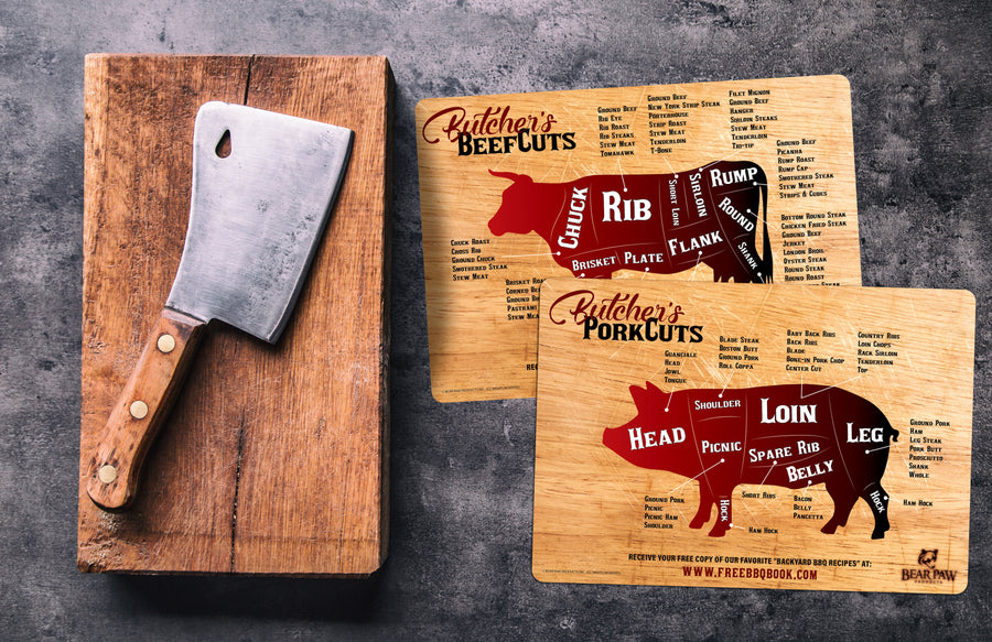 Butler Megnets Meat Cuts Magnets - Beef and Pork Combo – BBQ Butler