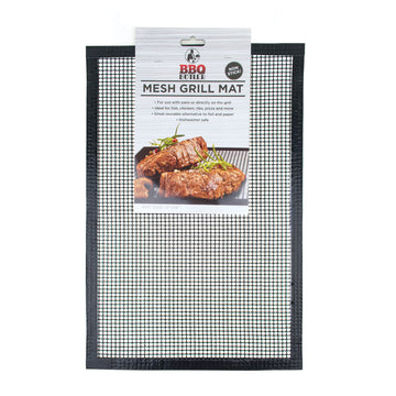 BBQ Grill Mat Non-Stick Mesh Mat Baking Sheet Liner Reusable Reversible  Washable, 1 unit - Foods Co.